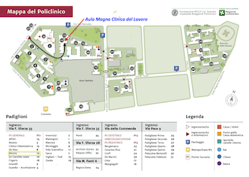 Policlinico mappa