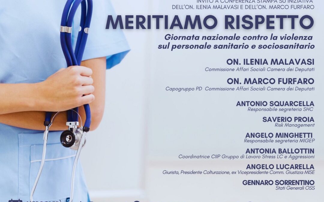 Giornata Nazionale contro la Violenza sugli operatori sanitari e sociosanitari