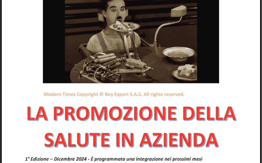 La Promozione della Salute in Azienda 1 – Ebook 2024